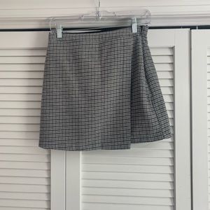 A&F Plaid Midi Skirt